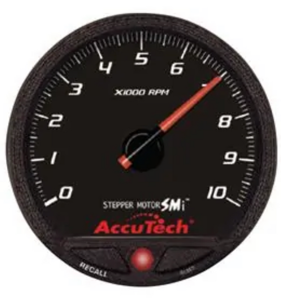 Longacre® 52-44384 AccuTech® SMi Memory Tachometer, Black